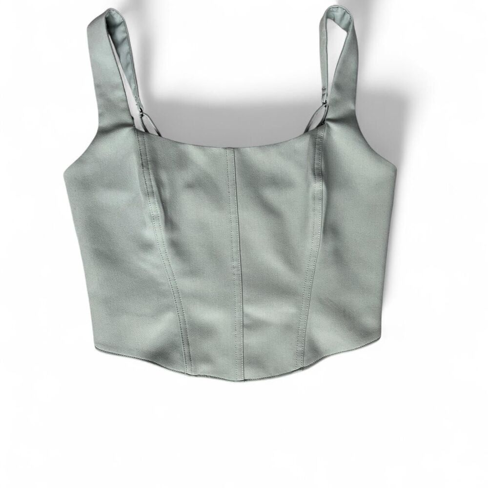 Abercrombie & Fitch Women's Light Blue Corset